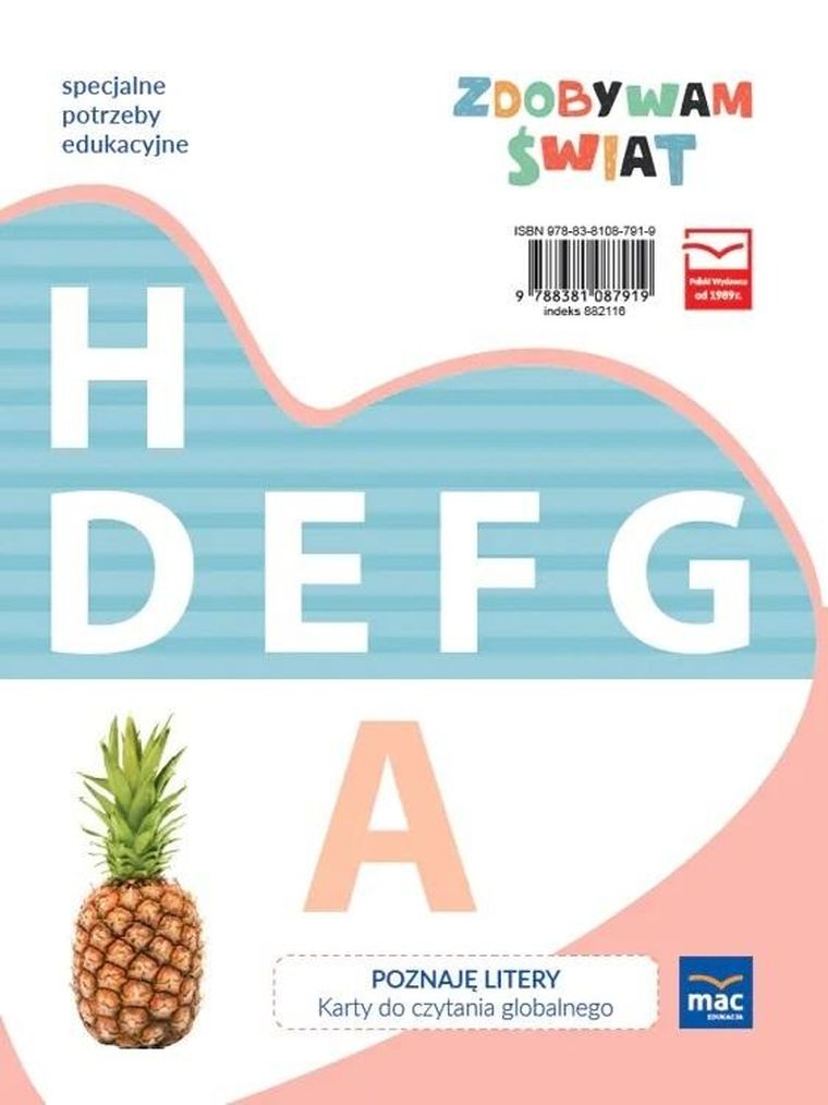 Zdobywam świat. Poznaję litery. Karty do czytania globalnego