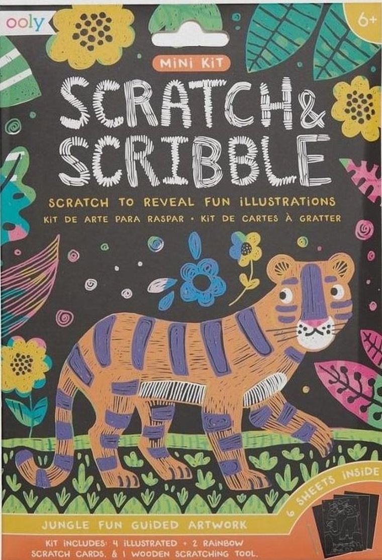 Zdrapywanki mini. Wesoła Dżungla