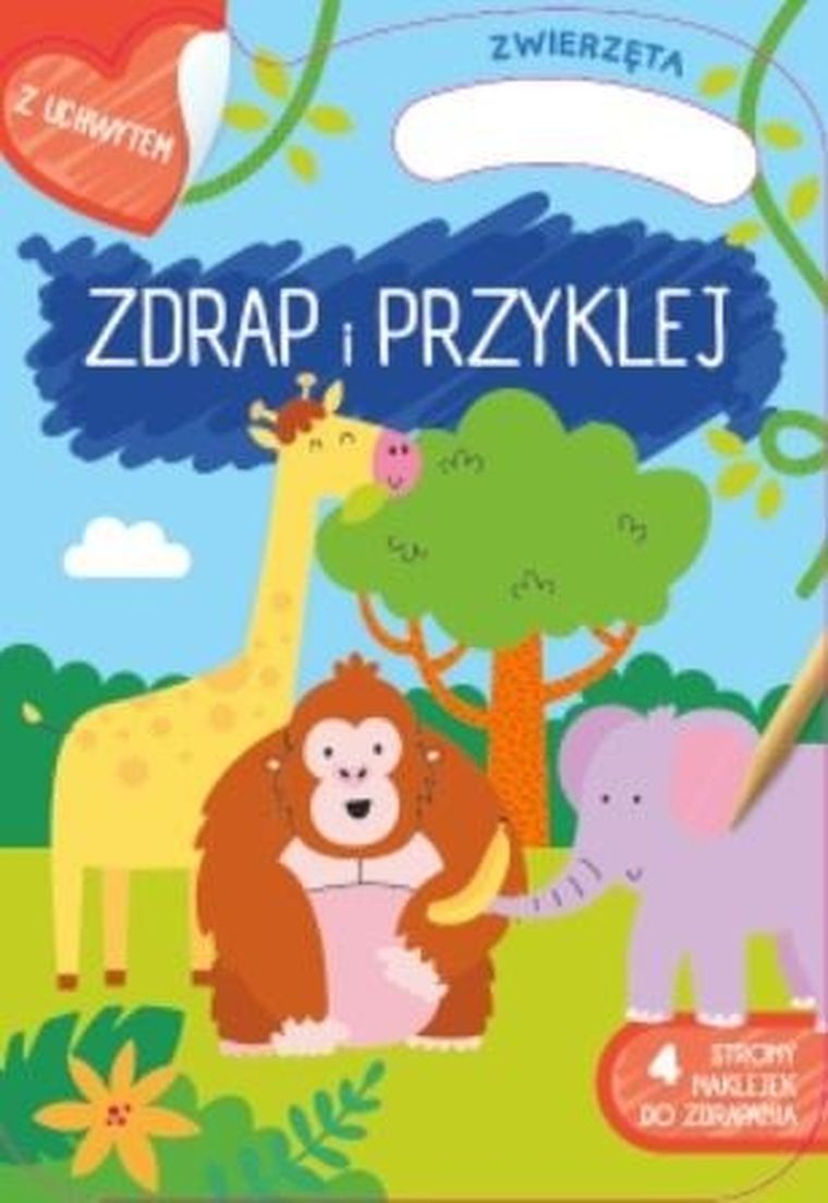 Zdrapywanki z rączką. Zwierzęta