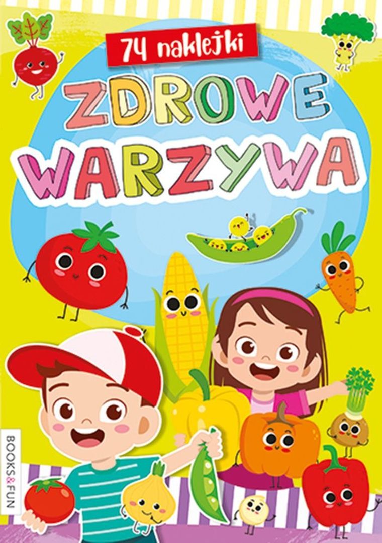 Zdrowe warzywa. Kolorowanka