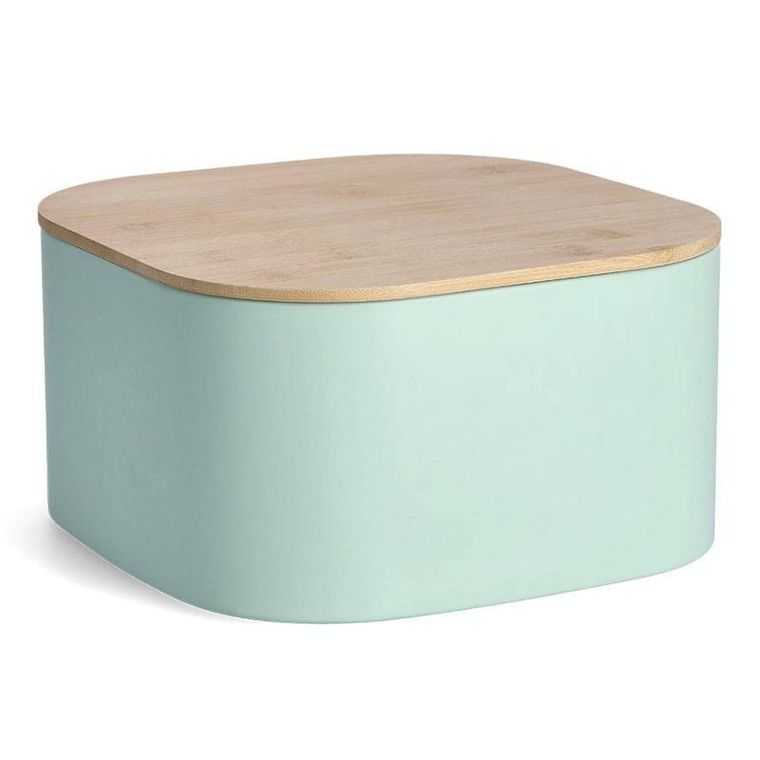 Zeller, chlebak metalowy z bambusową pokrywką, 26,5 cm