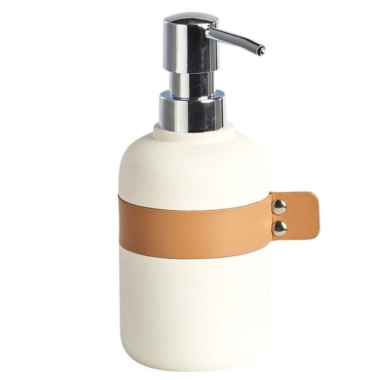 Zeller, dozownik z pompką na mydło w płynie, biały