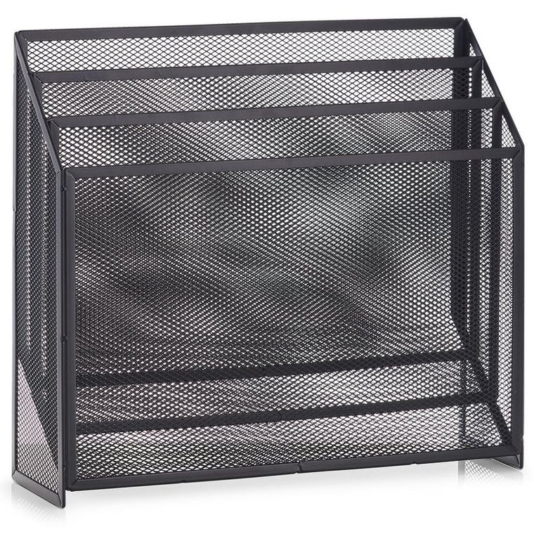 Zeller, gazetnik z metalu, stojak na gazety i czasopisma, organizer na prasę.