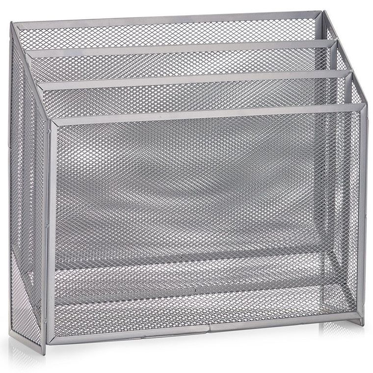 Zeller, gazetnik ze stali, organizer na gazety i czasopisma, metalowy stojak na prasę.