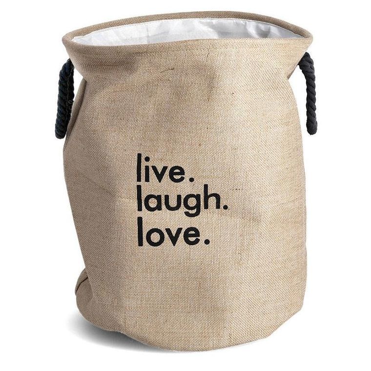 Zeller, kosz na pranie, Denim, okrągły, 60l