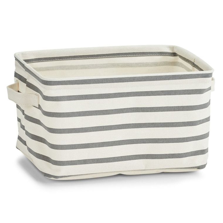 Zeller, koszyk do przechowywania Stripes M, szary