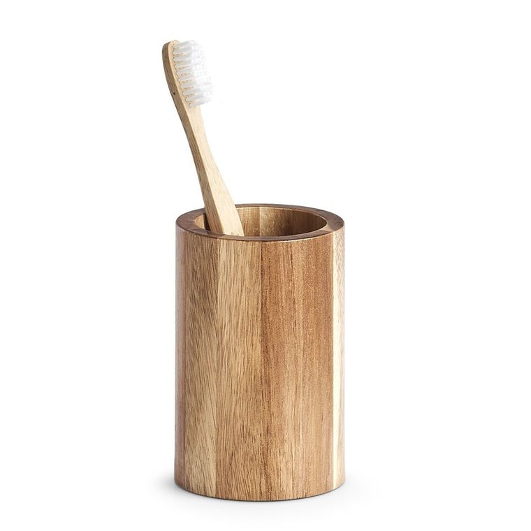 Zeller, kubek na szczoteczki do zębów, drewno akacjowe