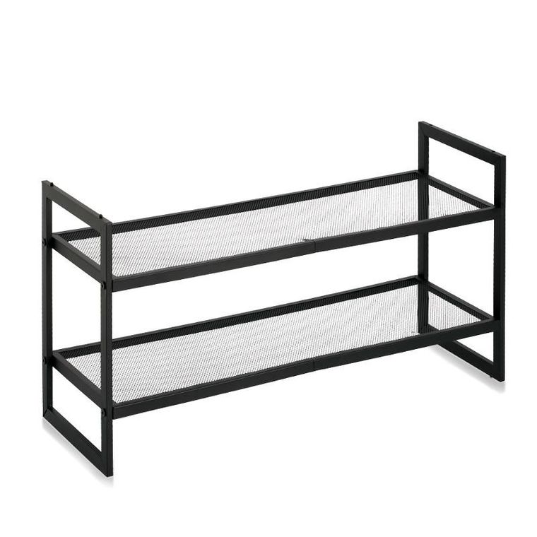 Zeller, metalowa półka na buty, nordic space, 70-36-24 cm