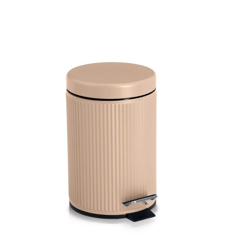 Zeller, metalowy kosz łazienkowy, Brass tone, 3 l