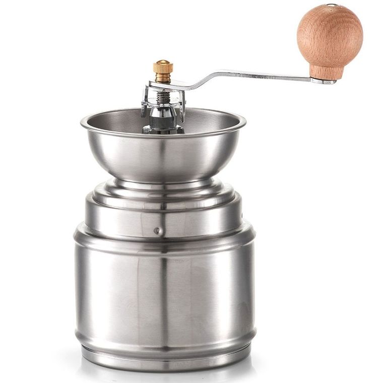 Zeller, młynek ręczny, do kawy ziarnistej, srebrny