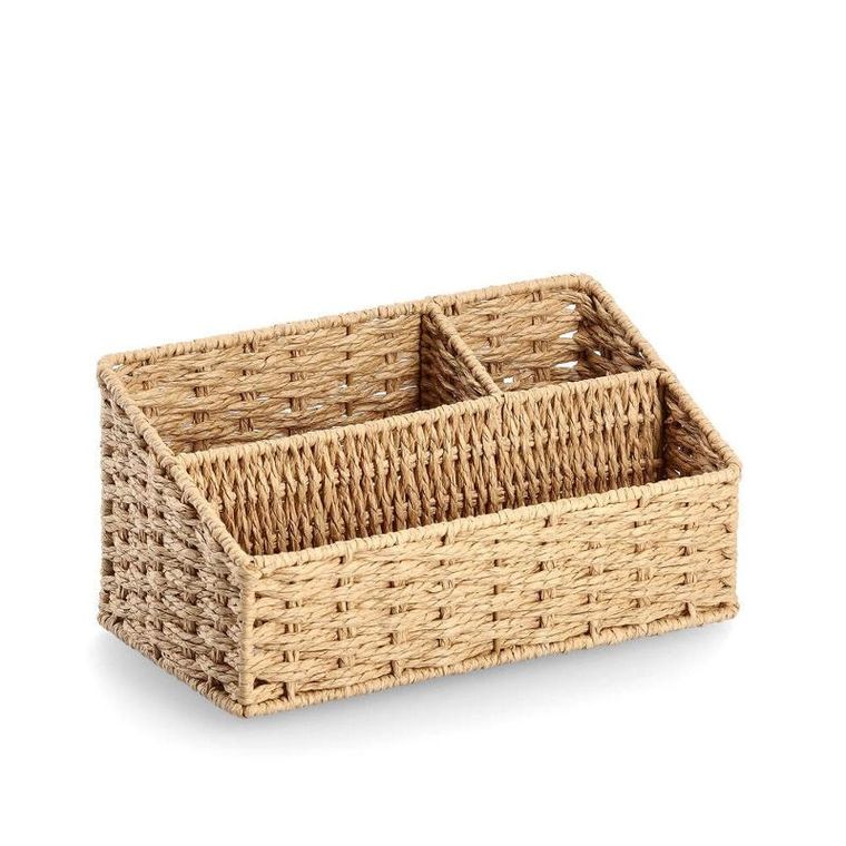 Zeller, organizer biurowy, z przegródkami, z papierowej plecionki