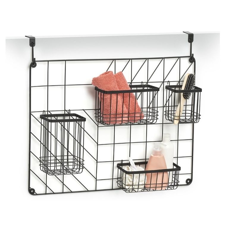 Zeller, organizer kuchenny zawieszany na drzwi + 5 koszyczków