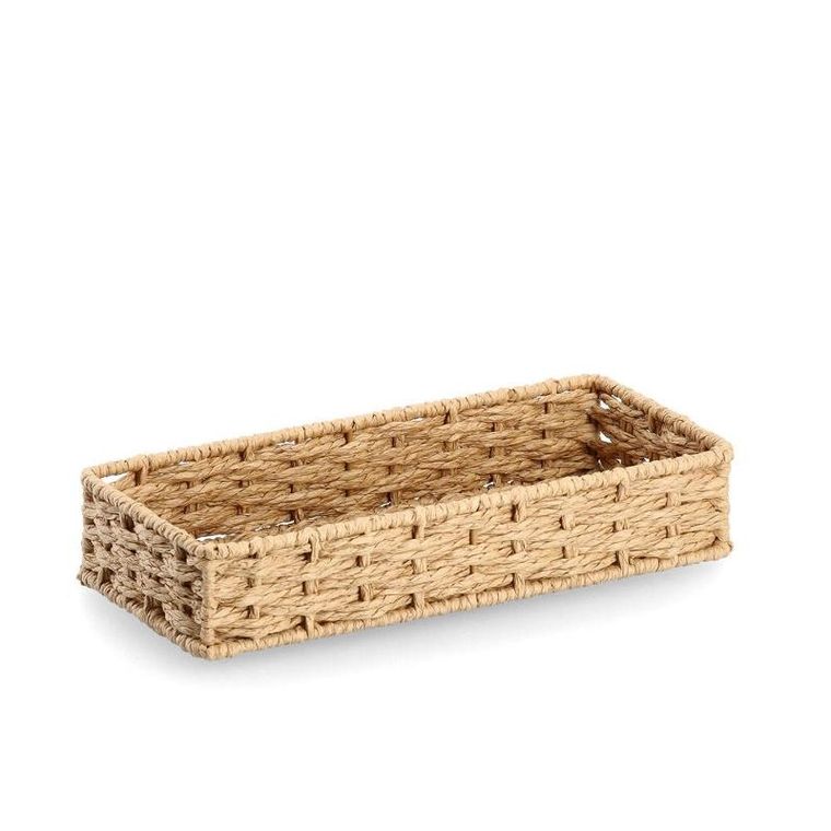 Zeller, organizer na biurko, z papierowej plecionki, 24-11-4.5 cm