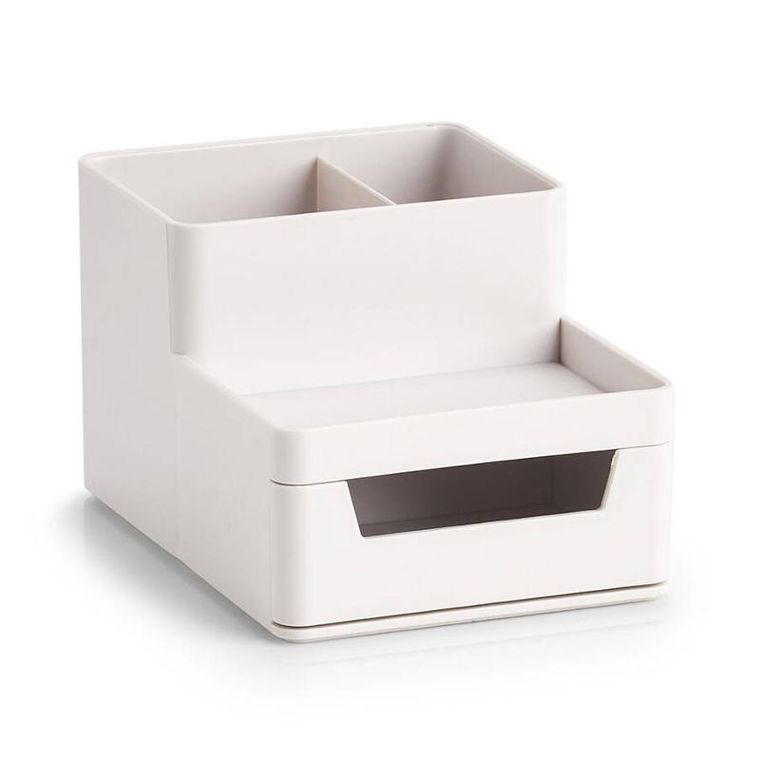 Zeller, organizer na biurko, z plastiku, 11.2-15.5-9.5 cm