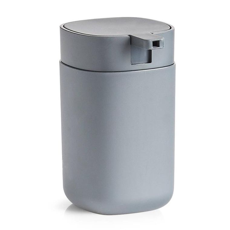 Zeller, plastikowy dozownik na mydło, 7,3-9,4-12,2 cm