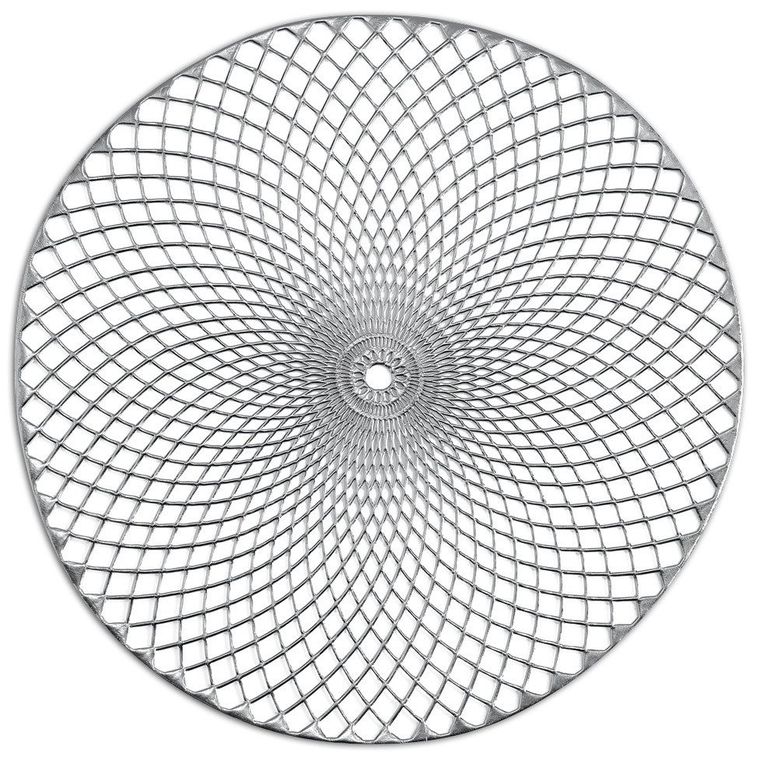 Zeller, podkładka pod talerz, Mandala, Ø 38 cm, srebrny