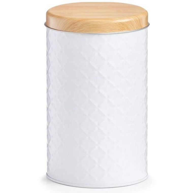 Zeller, pojemnik na żywność sypką, Scandi, Ø 11-18 cm, biały