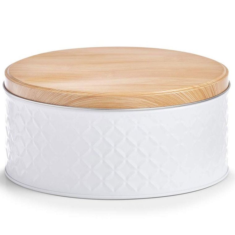 Zeller, pojemnik na żywność sypką, Scandi, Ø 20-9 cm, biały