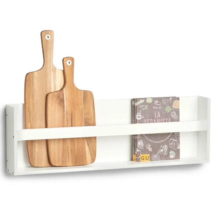Zeller, półka kuchenna na przybory, ścienna, 80-10-25,5 cm