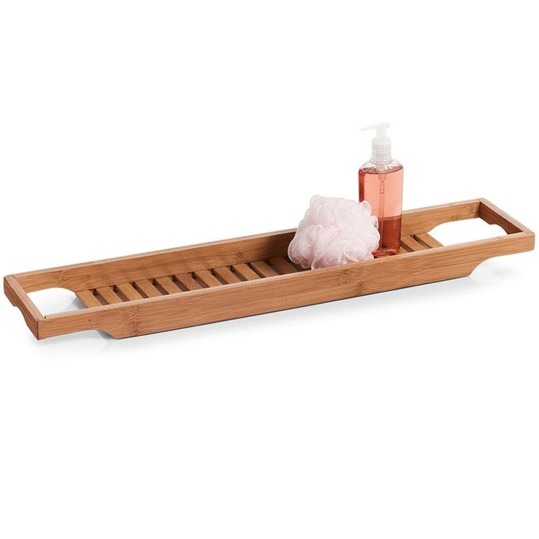 Zeller, półka łazienkowa na wannę, Bamboo SPA, długość 70 cm