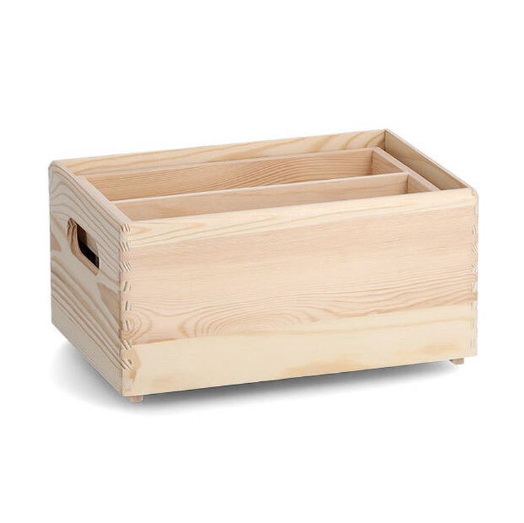 Zeller, pudełko do przechowywania z wyjmowanymi przegródkami, 30-20-15 cm