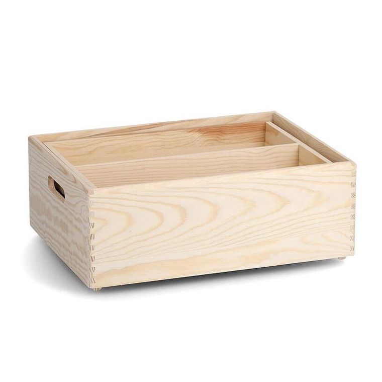 Zeller, pudełko do przechowywania z wyjmowanymi przegródkami, 40-30-15 cm