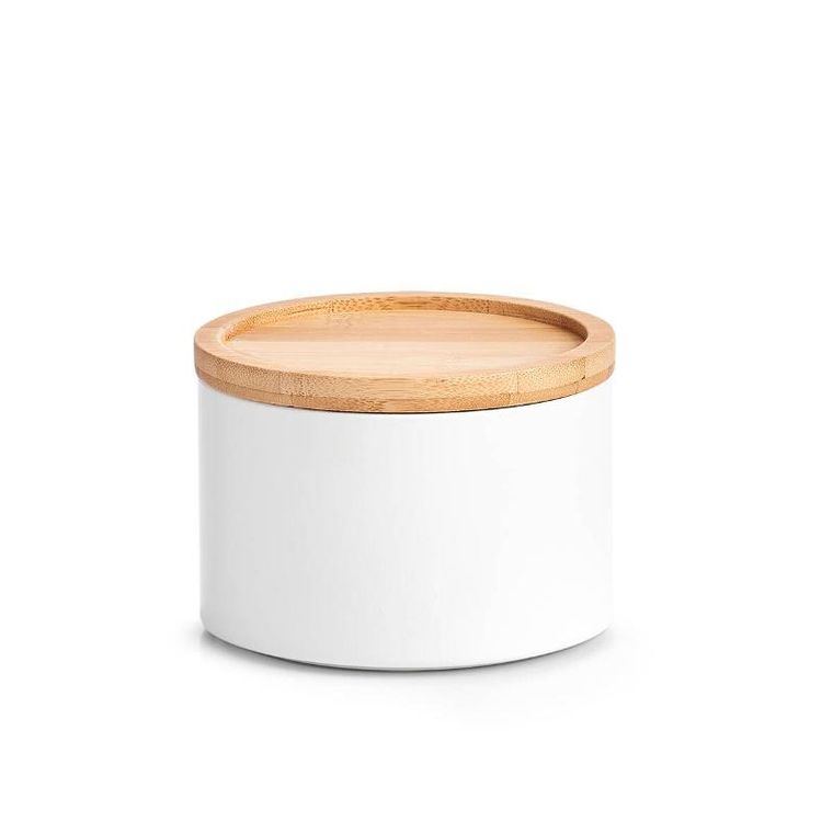 Zeller, puszka z pokrywką z bambusa, ø 13-10 cm