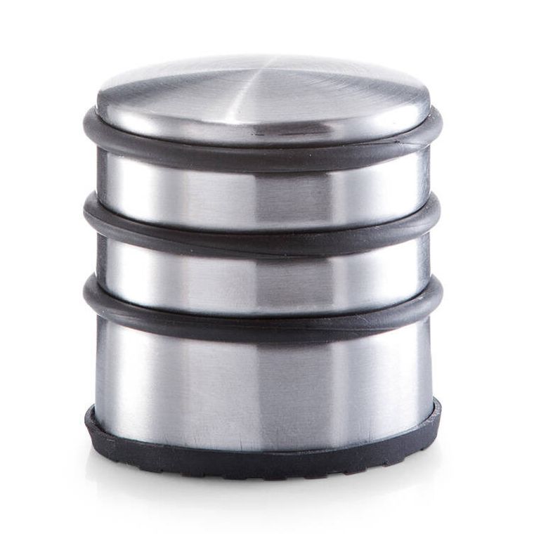 Zeller, srebrny stoper do drzwi, odbojnik, średnica 6,5 cm