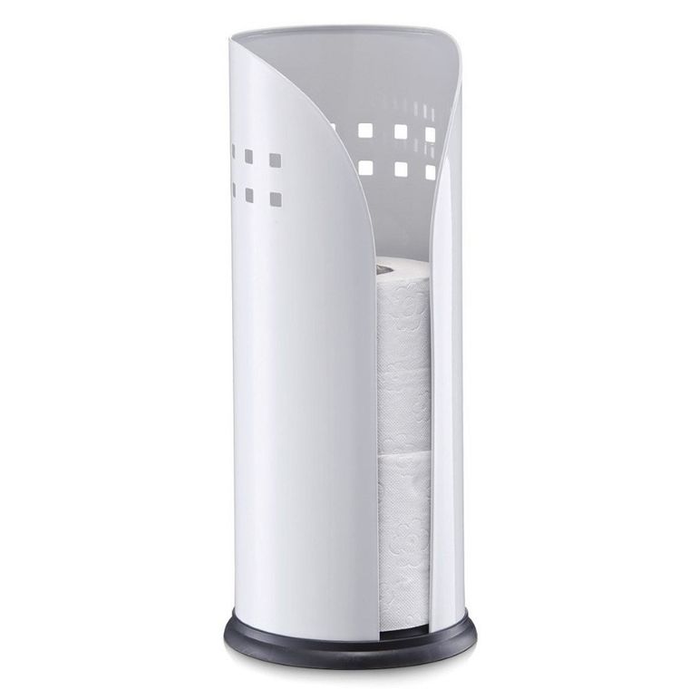 Zeller, stojak na papier toaletowy, 3 rolki, biały