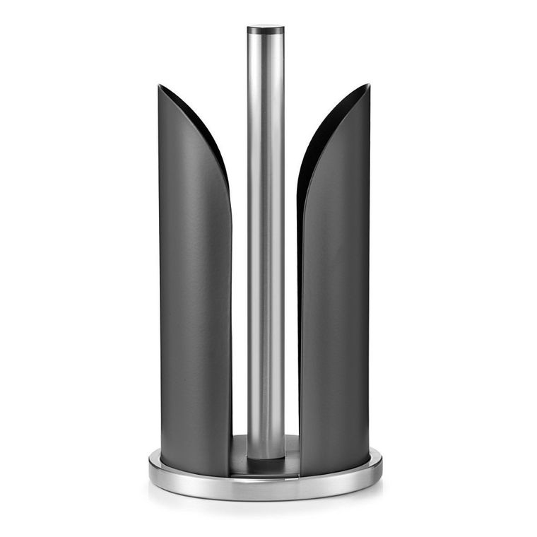 Zeller, stojak na papierowy ręcznik kuchenny, czarny, matowy