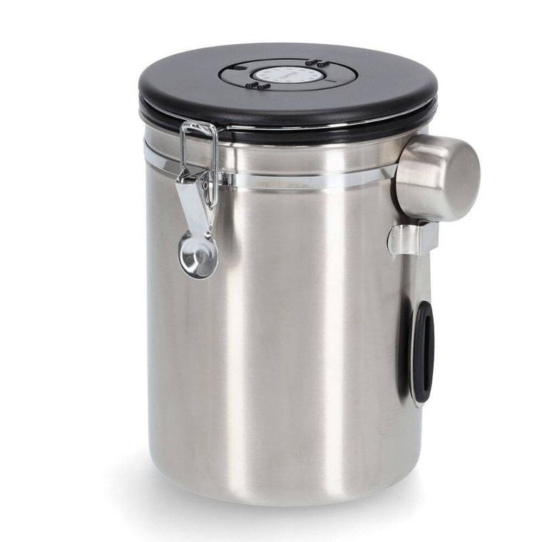 Zeller, szczelna puszka na kawę z klipsem i miarką, 2700 ml