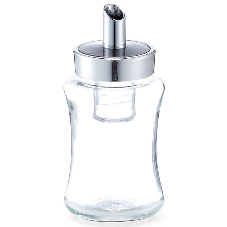 Zeller, szklana cukiernica ze srebrnymi elementami