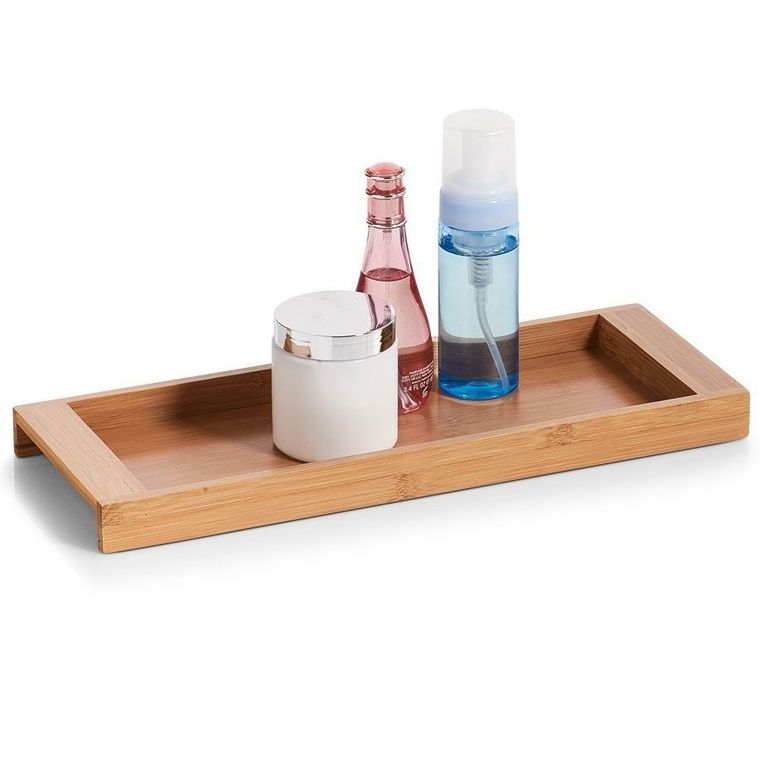 Zeller, taca bambusowa na akcesoria łazienkowe, 40-15 cm