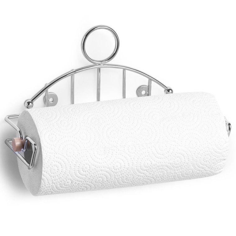 Zeller, uniwersalny uchwyt na ręczniki papierowe, stal chromowana