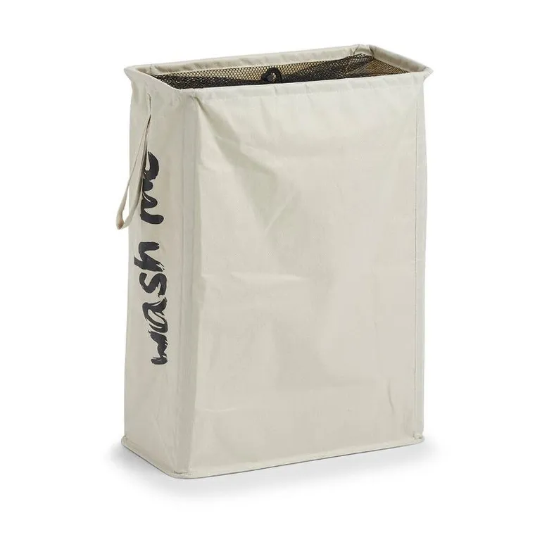 Zeller, Wash Me, materiałowy kosz na pranie, 20-40-56 cm