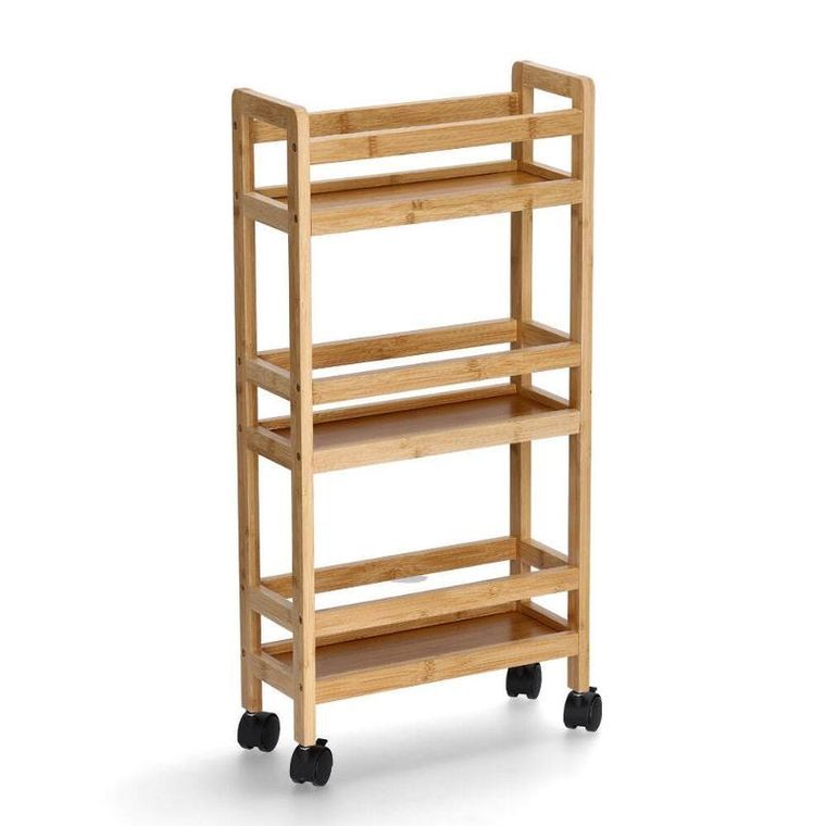 Zeller, wąska półka łazienkowa, 36-15-74 cm