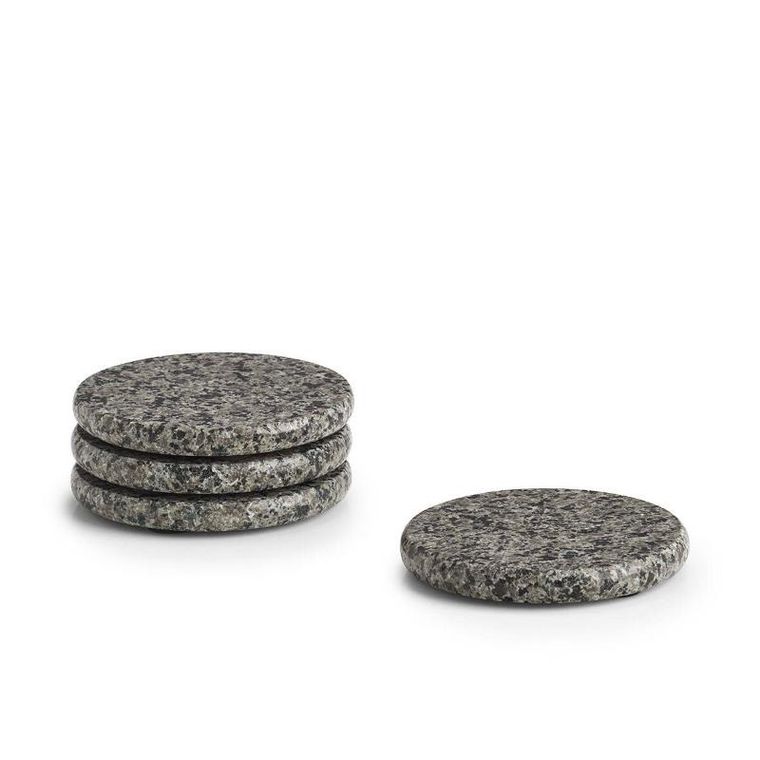 Zeller, zestaw granitowych podkładek pod szklanki, ø10.5 cm