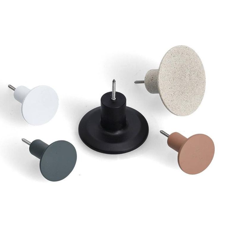 Zeller, zestaw wkręcanych wieszaków ściennych, 5 szt.