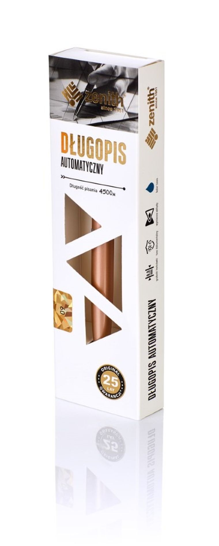 Zenith, 60 Elegance, długopis metalowy, miedziany