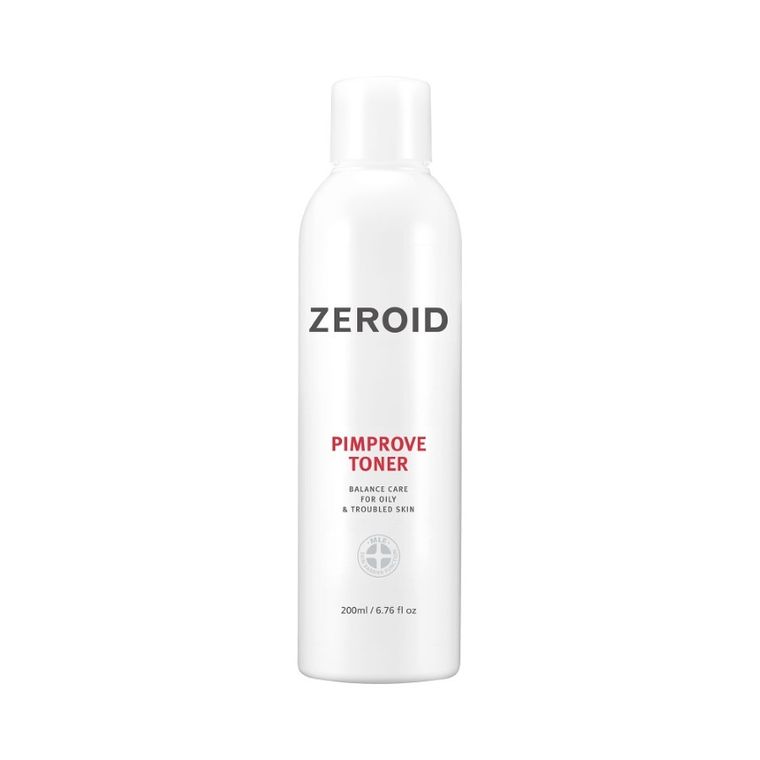 Zeroid, Pimprove, hipoalergiczny tonik złuszczający do skóry tłustej i trądzikowej, 200 ml