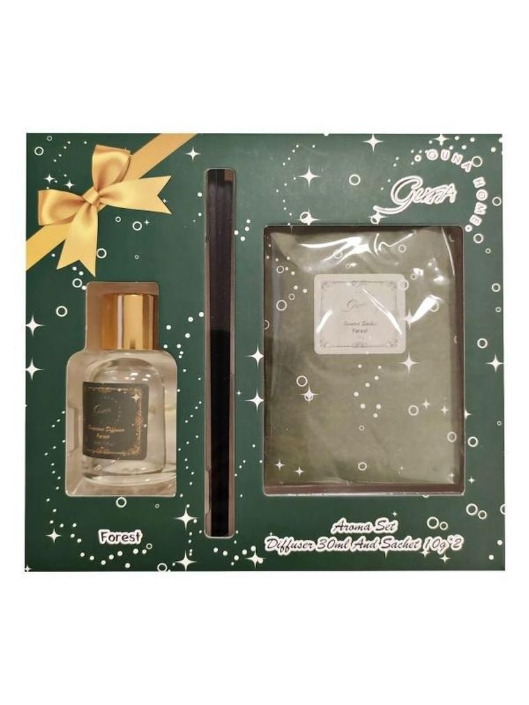 zestaw dyfuzorów zapachowych, 30 ml + saszetka Guna Home, las