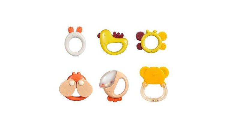 Zestaw gryzaków, 6 szt.