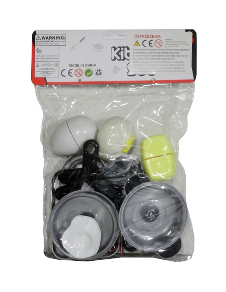 Zestaw kuchenny, naczynia, warzywa, sztućce