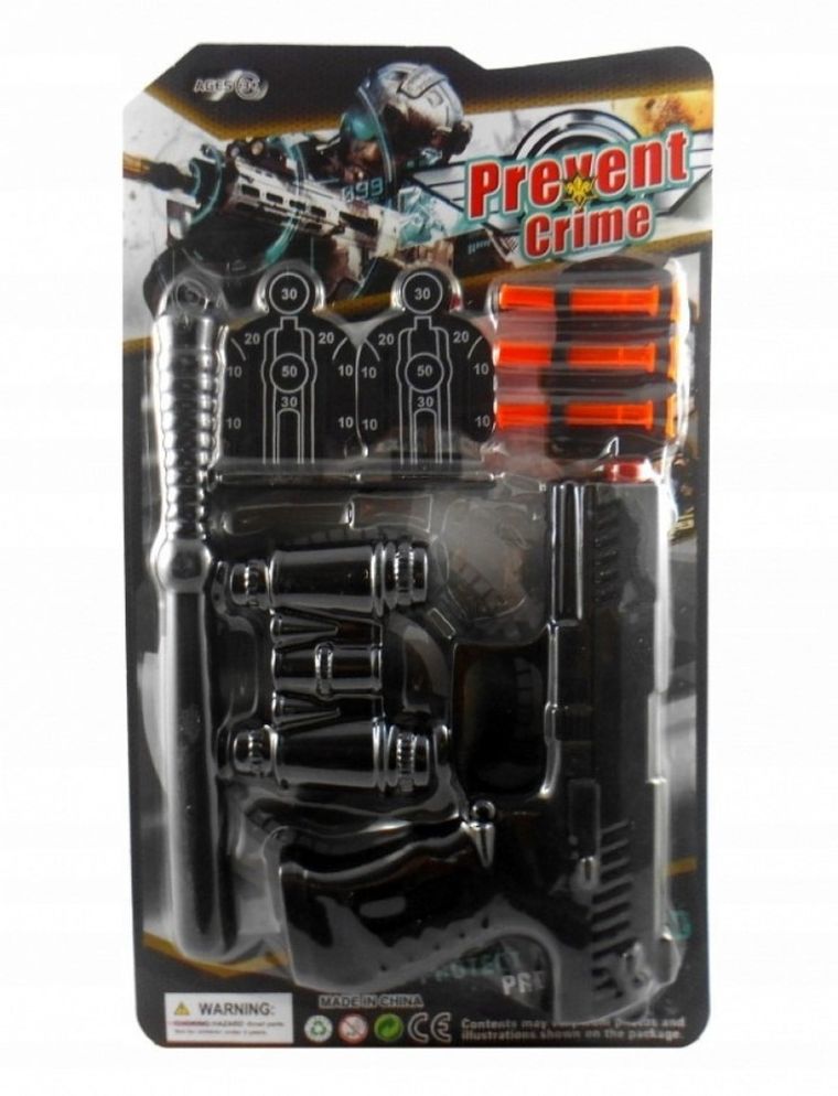 Zestaw policyjny, pistolet