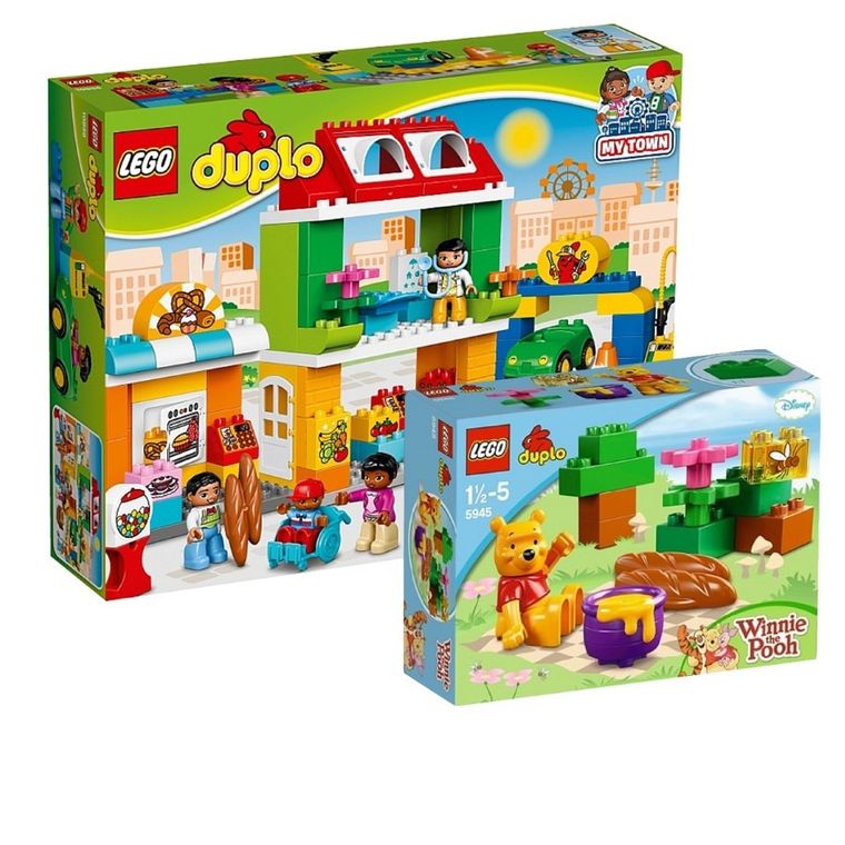 Zestaw promocyjny: LEGO DUPLO, Miasteczko, 10836 + GRATIS: LEGO DUPLO, Pikinik Kubusia Puchatka, 5945