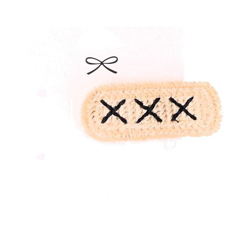 Zestaw uroczych spinek do włosów, 10 szt. beżowa, boho