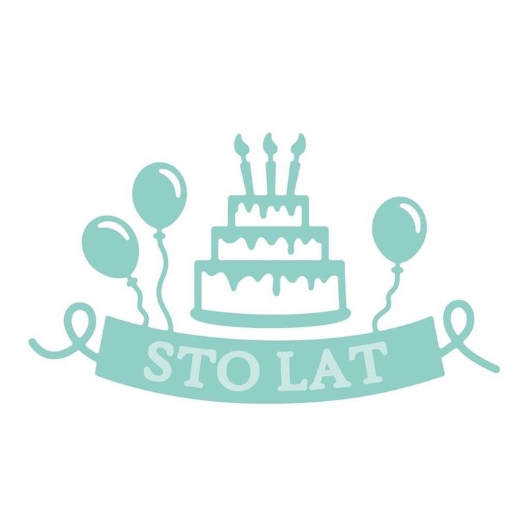 Zestaw wykrojników. Urodziny. 2 szt.