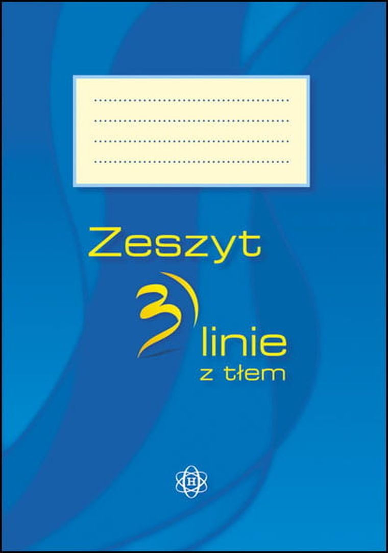 Zeszyt 3 linie z tłem, 64 kartki, 1 szt.