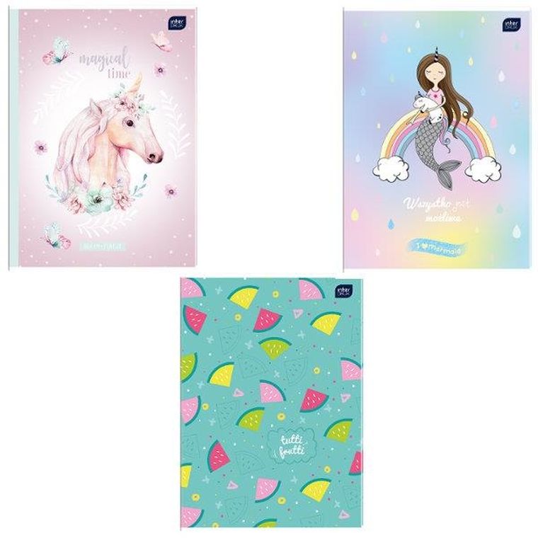 Zeszyt A4, 32 kartki, 3linia kolor, 1 szt.