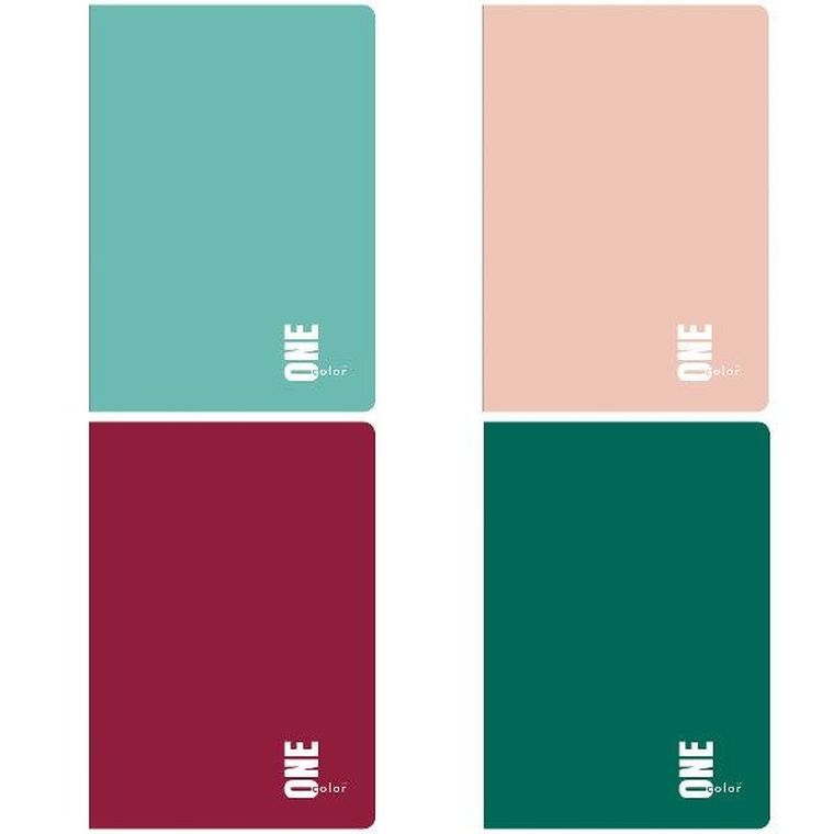 Zeszyt A5, 96 kartek, kratka, one color, 1 szt.